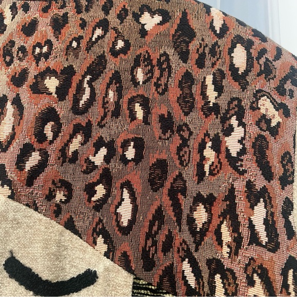 Indigo Moon Mixed Abstract Cheetah Paisley Patchwork Quilt Funky Jacket Sz 1X - Picture 5 of 10